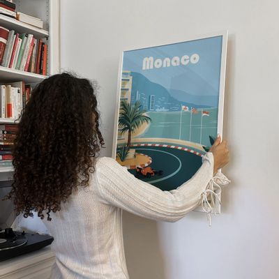 Affiches - Affiche F1 Monaco - Ville - ZEHPUR