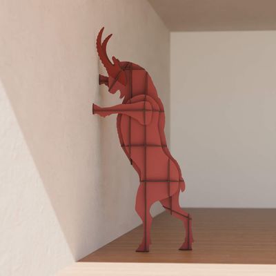 Outdoor decorative accessories - Fausto - wall storage unit, ibex bookcase - IBRIDE