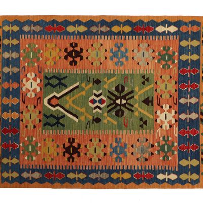 Rugs - Kilim with antique yarns - KILIMS ADA