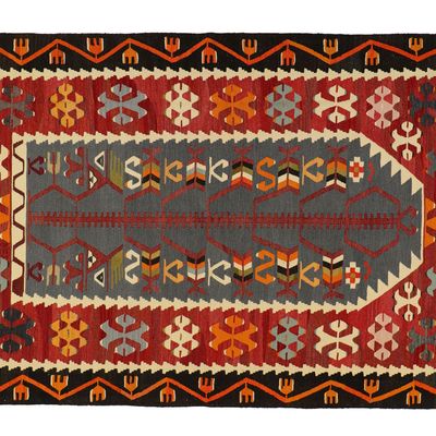 Tapis - Kilim avec fils anciens - KILIMS ADA