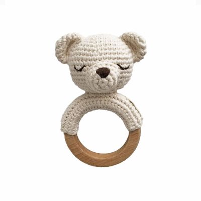 Toys - Polar Bear Teething Ring | cream - PATTI OSLO