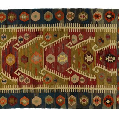 Tapis - Kilim avec fils anciens - KILIMS ADA