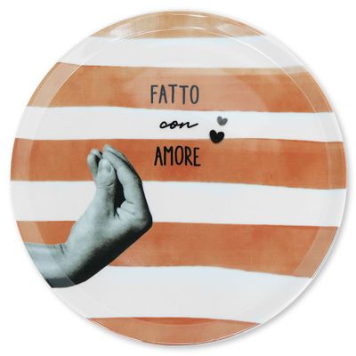 Everyday plates - Pizza plate - Atina - Terracotta - ZIIPA