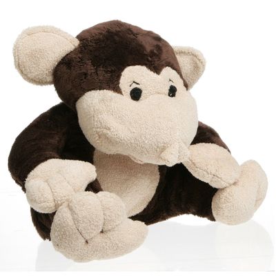 Soft toy - Cherry Belly Cuddle Monkey Cherry Stone Pillow - Washable - INATURA