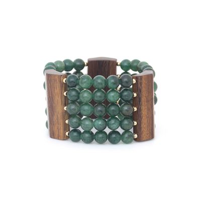 Jewelry - 5 rows stretch bracelet – AVENTURINE - NATURE BIJOUX