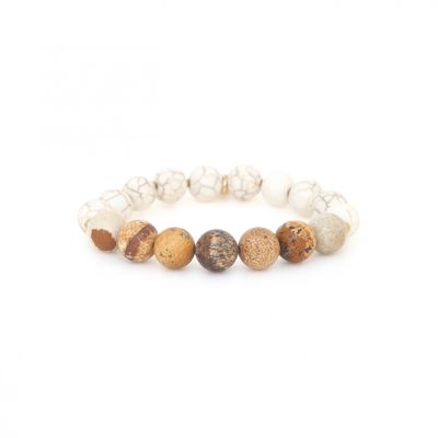 Bijoux - Bracelet extensible perles rondes – ALHAMBRA - NATURE BIJOUX