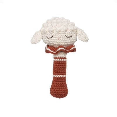 Jouets enfants - Luka the Lamb Hochet I rouge cerise - PATTI OSLO