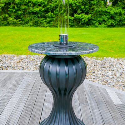 Other tables - HERA BLACK TABLE STAND - Outdoor furniture - ÉMON