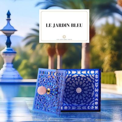 Bougies - Bougie - Le Jardin bleu - Note de grenadine - L'COLLECTIONS PARIS