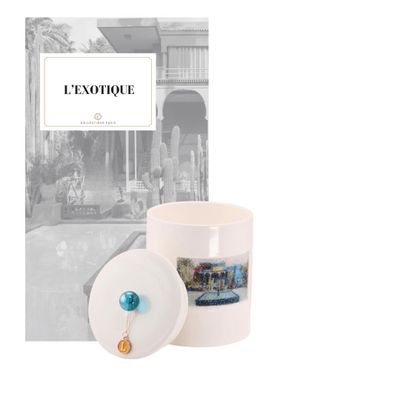 Candles - Candle and its crystals - L'Exotique - Fig tree note - Basic - L'COLLECTIONS PARIS