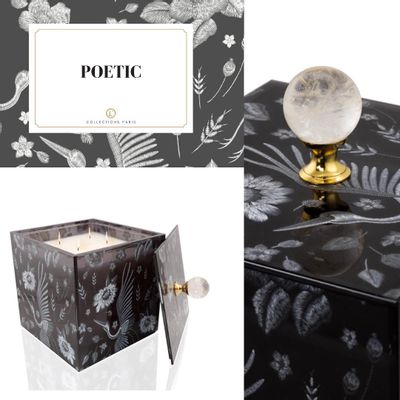 Bougies - Bougie - Poetic - Note de fleurs de cerisier - L'COLLECTIONS PARIS