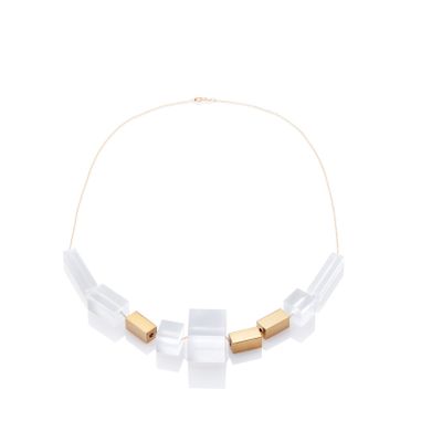 Jewelry - F.O.G Large White Translucent Necklace - STUDIO CHING-HUI YANG