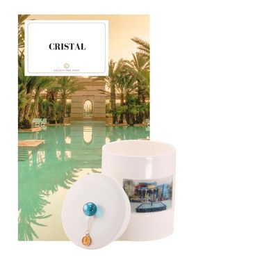 Candles - Crystal candle - almond note - Basic - L'COLLECTIONS PARIS