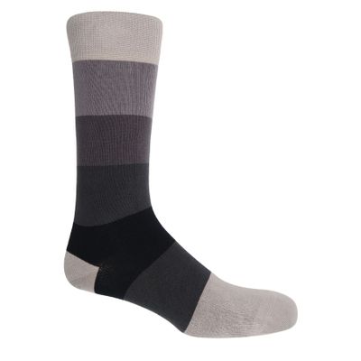 Socks - AW24 Block Stripe Men's Luxury Socks - PEPER HAROW SOCKS