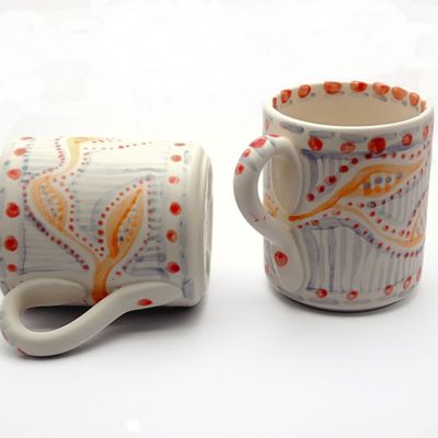 Mugs - Stripes and Dots - LOU ARTECERAMICA