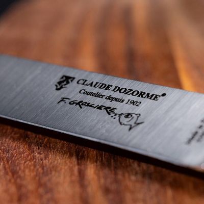 Design objects - Navette Groslière table knife - Set of 6 knives - LAGUIOLE CLAUDE DOZORME