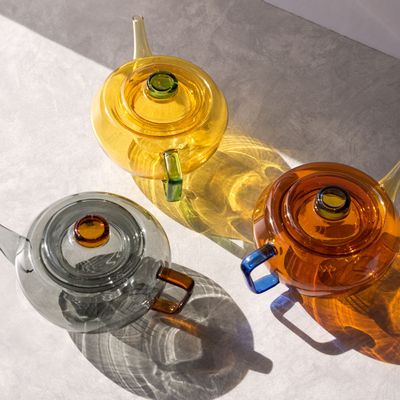 Accessoires thé et café - GLASS TEA POT - AMABRO