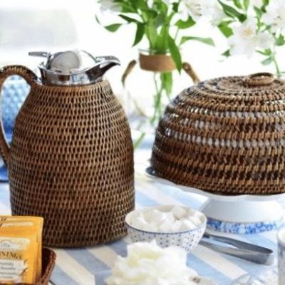 Carafes - Ishela Classic Rattan Carafe - ISHELA