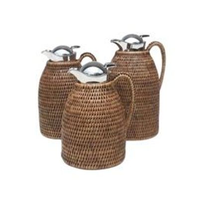 Décorations pour tables de Noël - Ishela Classic Rattan Carafe - ISHELA