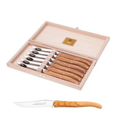 Cadeaux - Couteaux de table Laguiole - Claude Dozorme - Coffret de 6 couteaux - LAGUIOLE CLAUDE DOZORME