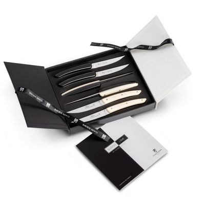 Cadeaux - Couteaux de table Le Thiers® Shadow by Thomas Bastide - Claude Dozorme - LAGUIOLE CLAUDE DOZORME