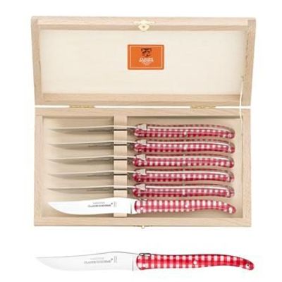 Cadeaux - Couteaux de table Laguiole - Claude Dozorme - Coffret de 6 couteaux - LAGUIOLE CLAUDE DOZORME