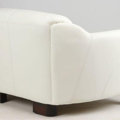 Sofas - Gentleman 3-Seater Sofa in Cigar Leather – Vintage Elegance and Comfort - JP2B DECORATION