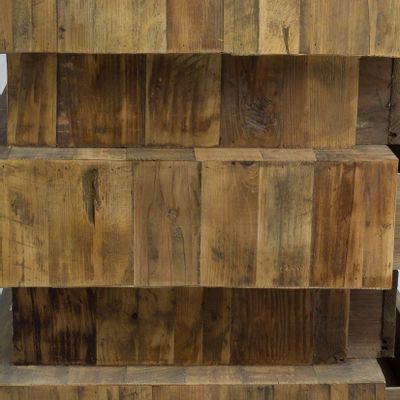 Commodes - Meuble d'appui en bois recyclé, 100 cm, style industriel vintage - JP2B DECORATION