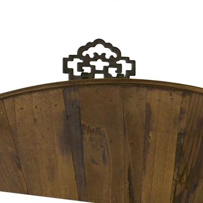 Miroirs - Miroir en bois recyclé, design naturel et authentique, 89 cm - JP2B DECORATION