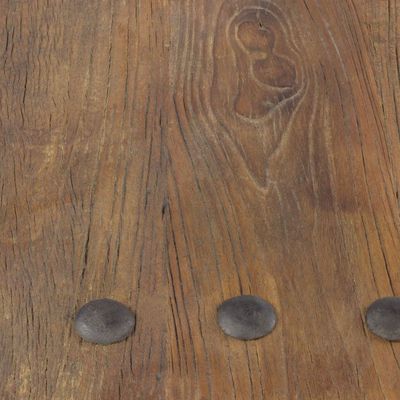 Tables basses - Table à café Tréteaux en bois recyclé, 110 cm, style industriel vintage - JP2B DECORATION