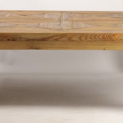 Tables basses - Table basse en bois recyclé, 130 cm, style vintage industriel - JP2B DECORATION