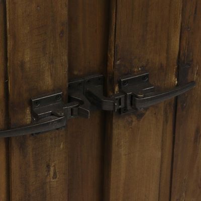 Sideboards - Le Glacier recycled wood sideboard, 2 doors, vintage style - JP2B DECORATION