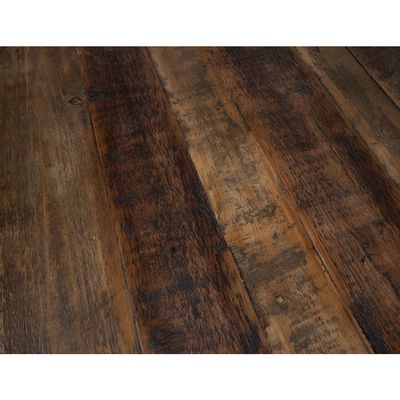 Tables Salle à Manger - Table haute de bar en bois et métal, plateau réglable, design industriel - JP2B DECORATION