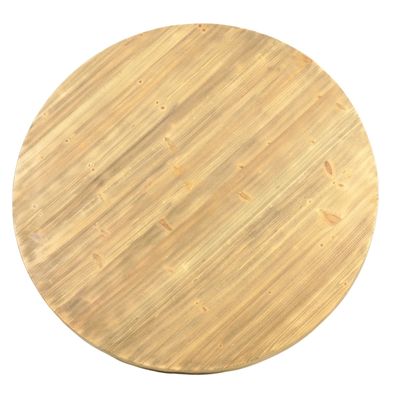 Table basse ronde Bali, bois d'orme, style naturel, 100 cm - JP2B DECORATION
