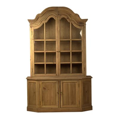 Bookshelves - Recycled wood two-part buffet, rustic design, 4 doors - JP2B DECORATION