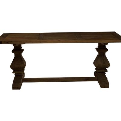 Tables Salle à Manger - Table Mona en bois recyclé, design rustique et naturel - JP2B DECORATION