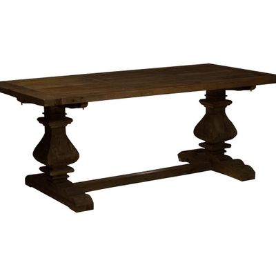 Tables Salle à Manger - Table Mona en bois recyclé, design rustique et naturel - JP2B DECORATION