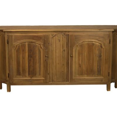 Sideboards - Recycled wood sideboard, natural style, 170 cm - JP2B DECORATION