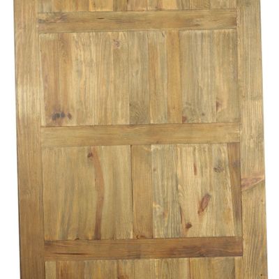 Dining Tables - Recycled wood table top, 200 cm, aged pine wood - JP2B DECORATION