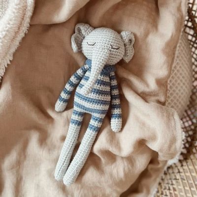 Jouets enfants - Ellie Elephant | rayé - PATTI OSLO