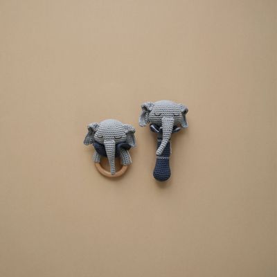 Toys - Ellie the Elephant Teething Ring | with bell - PATTI OSLO