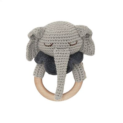 Toys - Ellie the Elephant Teething Ring | with bell - PATTI OSLO