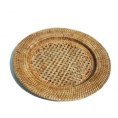 Dessous de plat - Classic rattan Underplate - ISHELA