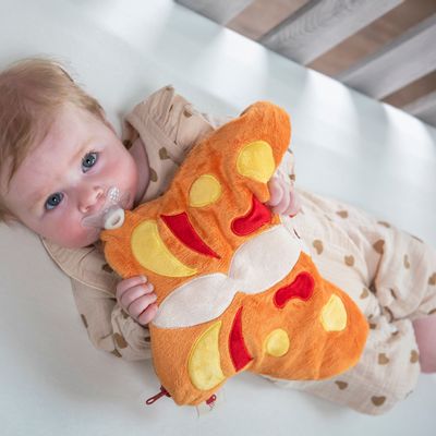 Soft toy - Cherry Belly Baby Butterfly Plush - Linen Cushion - INATURA