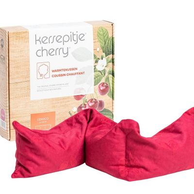 Homewear bien-être - Kersepitje Cervico - Coussin allongé en noyaux de cerises - 13x55cm - INATURA