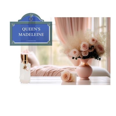 Parfums d'intérieur - Parfum d'ambiance mini - Queen's Madeleine - Notes de madeleine - L'COLLECTIONS PARIS