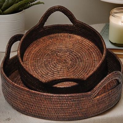 Trays - Rattan Tray Mayumi - ISHELA