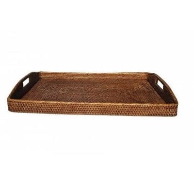 Trays - Ishela Rattan Morning tray - ISHELA