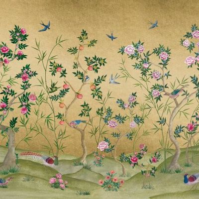 Papiers peints - ED-SG0201| Papier Peint Artisanal - AFFRESCHI & AFFRESCHI