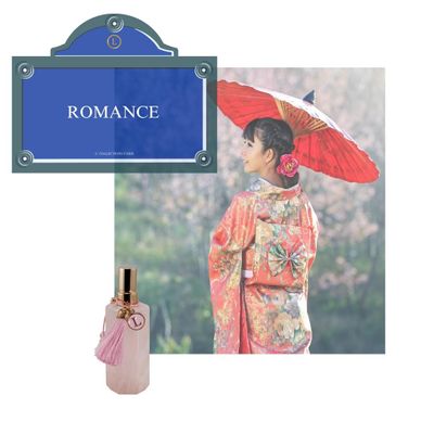 Home fragrances - Mini Room Fragrance - Romance - Notes of White Strawberry - L'COLLECTIONS PARIS